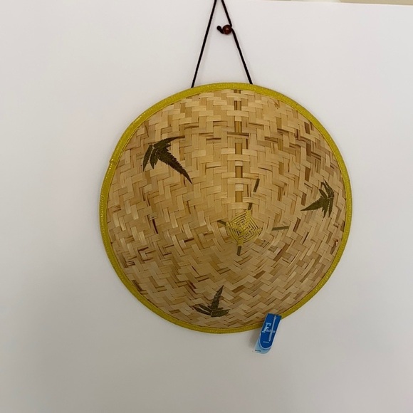 Asia Traditional Chinese Adult l Bamboo 100% Straw Cone Rice Garden Fish… main image 4